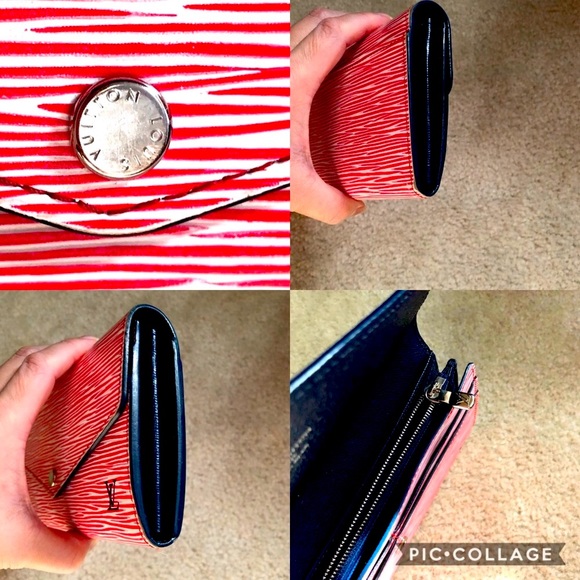 🎄RARE Color ,Temporary Sale Price 🎄 ♥️Authentic Louis Vuitton Wallet. - Picture 7 of 14